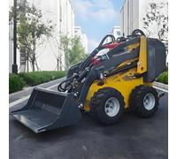 Chargeuse compacte pour le terrassement et la manutention de matériaux | Machine de construction hydraulique pour le nivellement, le chargement, la préparation du site, l'aménagement paysager
