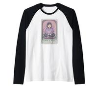 Chargez Mes Cristaux avec Une sorcière Sarcastique Pure malgré Le Tarot Manche Raglan