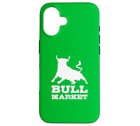 Charging Bull, Un passionné de Finance de marché haussier Coque pour iPhone 16