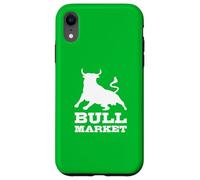 Charging Bull, Un passionné de Finance de marché haussier Coque pour iPhone XR