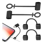 Charging Cable Adapter Holder - Silicone 9,5 cm*5,5 cm | 4 Pack Anti-Lost Converter Sleeve Case | Travel Home Car Pocket Backpack Organization, Indoor, Outdoor