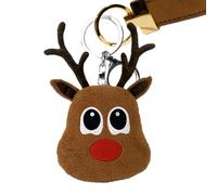 Charif de Noël en peluche - Adorable Charm Clé des porte-clés, mini peluche douce | Figure de bonbons de gingembre des arbres de vacances, sac à sacs de sacs de pendant cadeau garçons filles de saison
