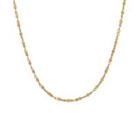 CHARIFIN Collier pour femme en acier titane torsadé en forme de S ciel étoilé chaîne chaîne clavicule collier argent pour femme, Acier inoxydable, Pas de gemme