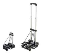 Chariot à Bagages Pliable | Bagages Portables en Alliage d'aluum avec Roues - Chariot à Bagages en aluum léger pour Le Voyage de siège de Voiture