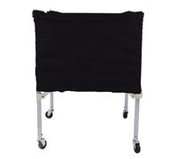 Chariot à Balles de Basket Pliable avec Roues, Alliage d'Aluminium, Toile, Léger, Stockage Portable