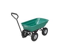 Chariot à benne basculante de jardin 55 L 150 kg