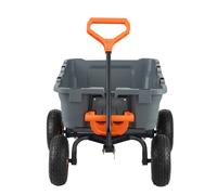 Chariot à Benne Basculante-Duoku-Capacité de 880 lb-Chariot de Jardin en Polyéthylène avec Cadre en Acier,Brouette Utilitaire