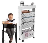 Chariot À Bibliothèque Mobile - Bibliothèque À roulettes, Bibliothèque sur roulettes | Chariot De Rangement De Livres Portable, Chariot À Bibliothèque Roulante, Support À Livres avec roulettes