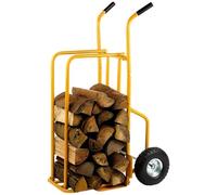 Chariot à bûches - Marque - Modèle - Dimensions: 125X55X43 cm - Capacité: 200 Kgs - Plateforme repliable
