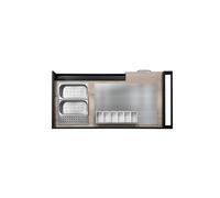 Chariot à Cocktails avec Zone Travail - Pujadas