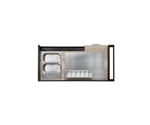 Chariot à Cocktails avec Zone Travail - Pujadas