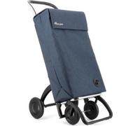 Chariot à commissions Rolser à 4 roues Sbelta Tweed 4.2 - Marino, léger et pliable pour une stabilité et un transport facile des courses