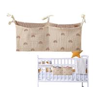 Chariot à couches à côté du lit | Organisateur de sacs à langer pour berceau, accessoires portables pour couffin de crèche pour les voyages à la maison, chambre d'enfant