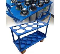 Chariot à cylindre d'oxygène avec roues robustes pour un rangement et un transport sécurisés