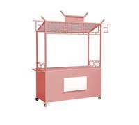 Chariot à dessert avec auvent pour nourriture de rue, événements et vente sur le marché