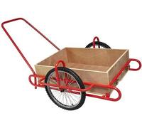 Chariot à deux roues OPTIMUS 240kg roues soufflantes, corps en bois
