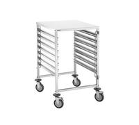 Chariot à Etagères Inox 7 x GN 2/1