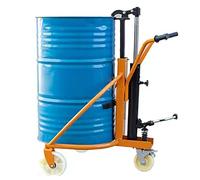 Chariot à Fût Industriel, Chariot à Baril Lourd, avec Cylindre Hydraulique Scellé, pour Manipulation Facile dans Ateliers et Entrepôts(350kg/771lb)