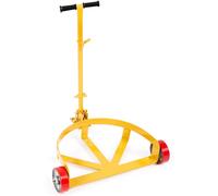 Chariot à fûts avec poignée - Chariot de transport planche à roulettes - 250L Chariot à fûts Ø 620 mm - Pour fûts jusqu'à 544kg - avec roues universelles & directionnelles - Chariot à fûts