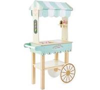 Chariot à glace en bois - turquoise Beige G