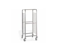 Chariot à Glissières Démontable 17 Niveaux pour Bacs GN 2/1 - - Inox