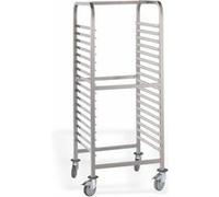 Chariot à Glissières Démontable 17 Niveaux pour Bacs GN 2/1 - Pujadas - Inox G