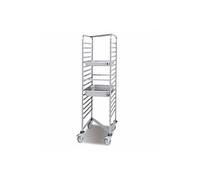 Chariot à Glissières Emboîtable 17 Niveaux pour Bacs GN 1/1 - - Inox