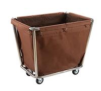 Chariot à linge à roulettes robuste avec roulettes, panier à linge pour la maison, l'hôtel et une utilisation commerciale - Parfait pour un transport facile et une nization