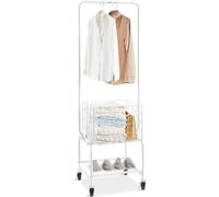 Chariot à linge VEVOR Commercial Trieur à linge, capacité de charge 52 kg Chariot à linge avec support, Séparateur de linge Roulant, Système de tri du linge mobile Bac à linge Armoire à linge