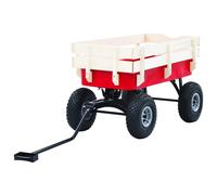Chariot à Main 150 kg Rouge Remorque Transport Jardinage Extérieur vidaXL