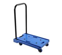 Chariot à Main à Plate-Forme, Capacité de Charge 150 kg/330 LB, léger et Portable, Gain Place, for Le Shopping/Camping/déménagement(Blue)