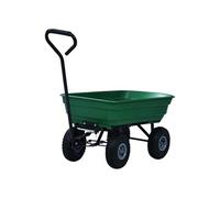 Chariot à Main à Bascule de Jardin 300 kg 75 L Noir Remorque Extérieur vidaXL