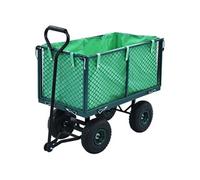 Chariot à Main de Jardin Remorque de Jardin Chariot de Transport Remorque à Main Chariot de Plage Jardinage Chariot à Main Extérieur Vert 350 kg