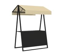 Chariot À Main En Fer Forgé De Style Ouvert, Chariot À Main Pour Étal De Marché, Grand Présentoir De Comptoir, Idéal Pour Les Marchés/Événements(Black,200cm/78.8in)