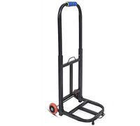 Chariot à main pliable multifonction en acier avec roues anti-crevaison et capacité de 130 kg pour le shopping