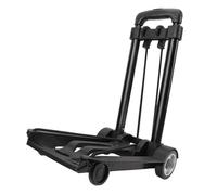 Chariot à Main Pliable Portable, Diable Pliable, Compact et Robuste à 4 Roues Sécurisées, Chariot à Bagages Robuste pour Le Déplacement du Shopping