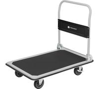 Chariot à main TOOLCRAFT 2303575 pliable, avec système de blocage acier, PP, Polyuréthane thermoplastique Charge max: 150 kg