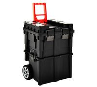 Chariot à Outils avec Poignée Boîte Mallette Coffret Atelier Garage vidaXL