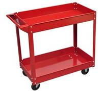 Chariot à outils d atelier 100 kg rouge Rouge G