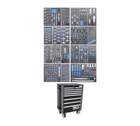 Chariot À Outils De 8 Tiroirs Avec 259 Outils Inclus - Code BGS4114 F
