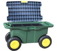 Chariot à outils de jardin et siège, Aidapt GH680, Utiliser comme siège pour désherber ou se reposer