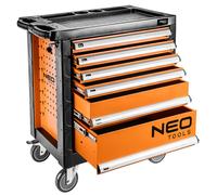 Chariot à outils Neo 6 tiroirs, serrure centrale de luxe