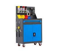 Chariot à outils robuste avec tiroirs - Armoire à outils multifonction pour réparation automobile - Grande capacité de charge - Bleu Style 1 - Parfait pour les mécaniciens et les amateurs de bricolage