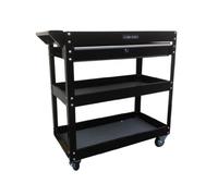 Chariot à outils US Pro Tools avec tiroirs à roulement à billes verrouillables - Noir