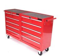 Chariot à outils XXL avec 10 tiroirs Chariot d'atelier Chariot à outils Armoire