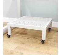 Chariot à plantes en métal sur roulettes - Support mobile pour plantes en pot et plateau de pot de fleurs pour intérieur/extérieur - Panier pour plantes pour une mobilité facile