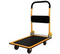 Chariot à plate-forme, capacité: 300 kg, noir/orange