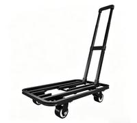Chariot à Plate-Forme Chariot Diable Chariot à Pousser Diable à Main | Pliable, Poignée Réglable, Capacité de 661 lbs, Pour Entrepôt, Garage, Bureau, Maison