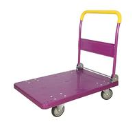 Chariot à Plate-Forme Pliable et Robuste, capacité de 300kg, idéal for la Maison, Le Jardin, l'atelier, l'entrepôt, 90x60cm