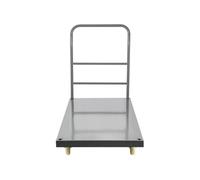 VEVOR Chariot à Plateforme 120x61 cm de Transport 907 kg, à Roulettes pour Déménagement, Manutention en Acier, Plateaux pour Entrepôt, Magasin, Quais, Restaurant, Maison